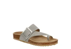 Bjorndal Womens Laurie Footbed Sandal - Grey