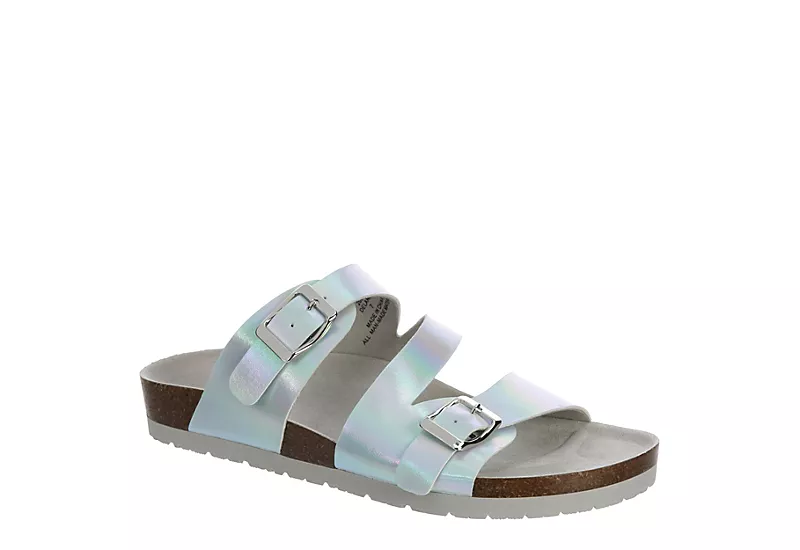 Bjorndal Womens Delaney Footbed Sandal - Silver 3 Bjorndal Womens Delaney Footbed Sandal - Silver