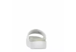 Adidas Womens Adilette Platform Slide Sandal - White 13 Adidas Womens Adilette Platform Slide Sandal - White -Fashion Women Shoe US 01 203333 04