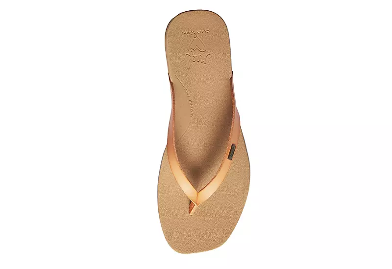 Reef Womens Stella Court Flip Flop Sandal - Orange 5 Reef Womens Stella Court Flip Flop Sandal - Orange - Image 3