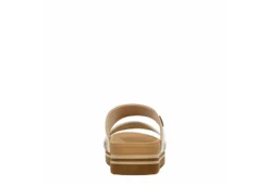 Reef Womens Banded Horizon Hi Slide Sandal - Sand -Fashion Women Shoe US 01 203342 04