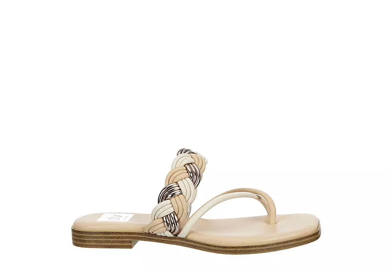 Dv By Dolce Vita Womens Maizy Flat Sandal - Bone 4 Dv By Dolce Vita Womens Maizy Flat Sandal - Bone - Image 2