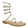 Dv By Dolce Vita Womens Maralin Flat Sandal - Gold 1 Dv By Dolce Vita Womens Maralin Flat Sandal - Gold -Fashion Women Shoe US 01 203350 00