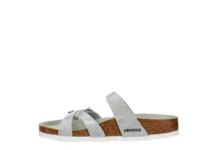 Birkenstock Womens Franca Vegan Footbed Sandal - Silver 12 Birkenstock Womens Franca Vegan Footbed Sandal - Silver -Fashion Women Shoe US 01 203366 03