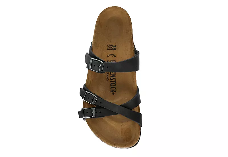 Birkenstock Womens France Footbed Sandal - Black 8 Birkenstock Womens France Footbed Sandal - Black - Image 6