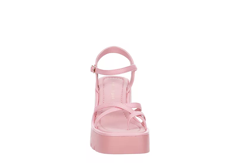 Madden Girl Womens Vaultt Wedge Sandal - Pink 5 Madden Girl Womens Vaultt Wedge Sandal - Pink - Image 3