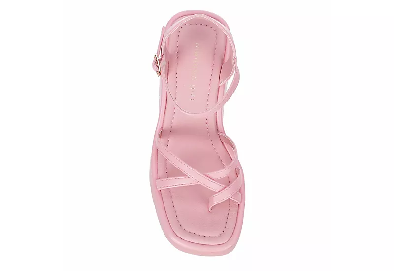 Madden Girl Womens Vaultt Wedge Sandal - Pink 8 Madden Girl Womens Vaultt Wedge Sandal - Pink - Image 6