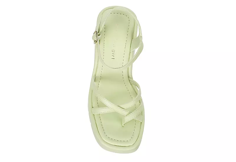 Madden Girl Womens Vaultt Wedge Sandal - Pale Green 8 Madden Girl Womens Vaultt Wedge Sandal - Pale Green - Image 6