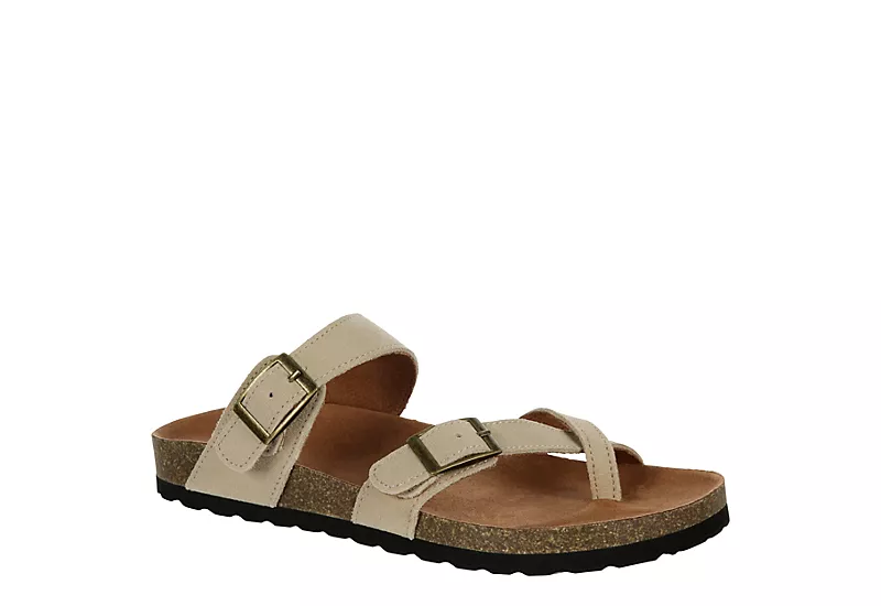 White Mountain Womens Gracie Footbed Sandal - Tan 3 White Mountain Womens Gracie Footbed Sandal - Tan
