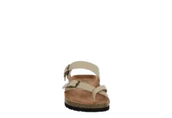 White Mountain Womens Gracie Footbed Sandal - Tan 11 White Mountain Womens Gracie Footbed Sandal - Tan -Fashion Women Shoe US 01 203417 02