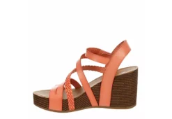 Xappeal Womens Maggy Wedge Sandal - Coral -Fashion Women Shoe US 01 203424 03