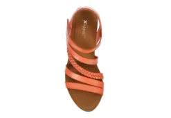 Xappeal Womens Maggy Wedge Sandal - Coral -Fashion Women Shoe US 01 203424 05