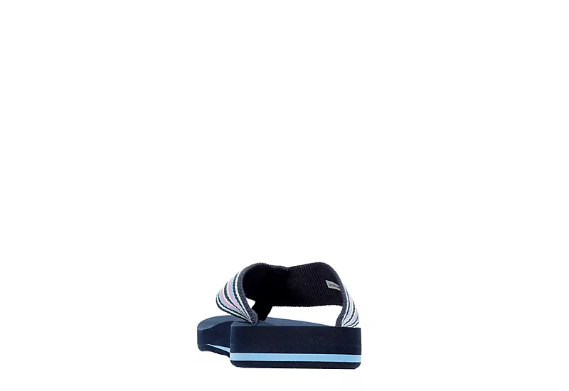 Reef Womens Spring Woven Flip Flop Sandal - Navy 7 Reef Womens Spring Woven Flip Flop Sandal - Navy - Image 5