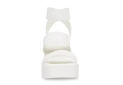 Madden Girl Womens Templee Platform Sandal - White 11 Madden Girl Womens Templee Platform Sandal - White -Fashion Women Shoe US 01 203464 02