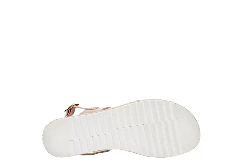 Xappeal Womens Amelia Wedge Sandal - Rose Gold 9 Xappeal Womens Amelia Wedge Sandal - Rose Gold - Image 7