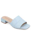 Journee Collection Womens Elidia Slip On Sandal - Blue -Fashion Women Shoe US 01 203583 00