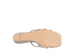 Journee Collection Womens Blayke Wedge Slip On Sandal - Taupe -Fashion Women Shoe US 01 203694 06