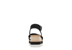 Toms Womens Diana Wedge Sandal - Black -Fashion Women Shoe US 01 203716 02