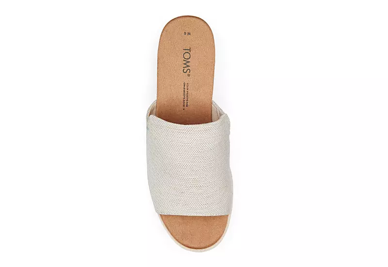 Toms Womens Diana Mule Sandal - Natural 6 Toms Womens Diana Mule Sandal - Natural - Image 4