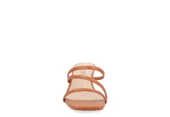 Journee Collection Womens Takarah Low Wedge Sandal - Brown 11 Journee Collection Womens Takarah Low Wedge Sandal - Brown -Fashion Women Shoe US 01 203885 02