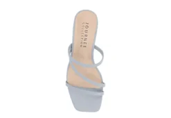 Journee Collection Womens Takarah Wedge Slip On Sandal - Blue -Fashion Women Shoe US 01 203886 05