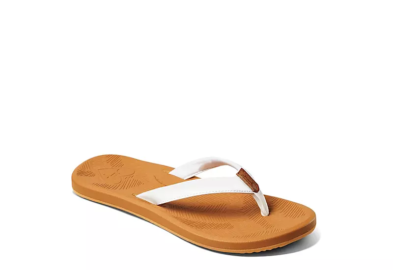 Reef Womens Zen Love Ii Flip Flop Sandal - White 3 Reef Womens Zen Love Ii Flip Flop Sandal - White