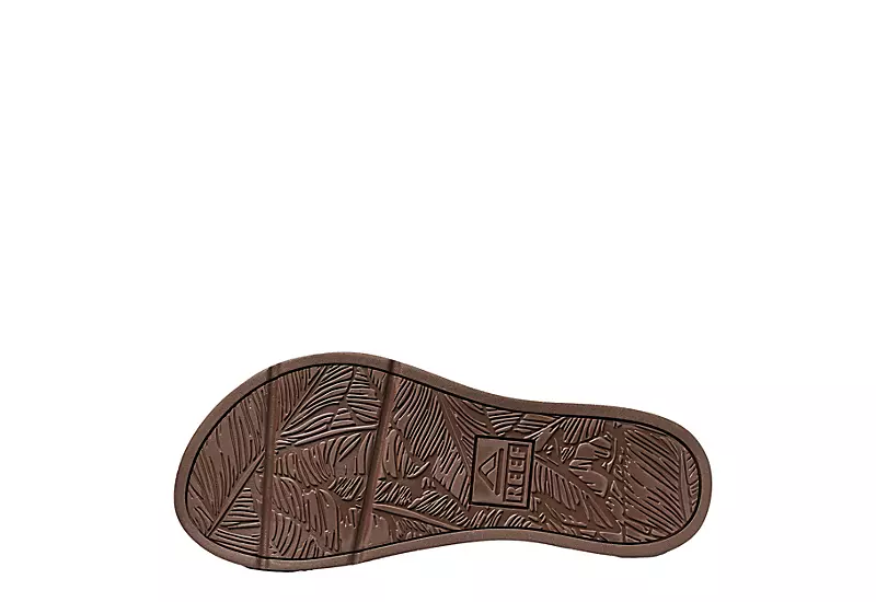 Reef Womens Santa Ana Flip Flop Sandal - Coral 6 Reef Womens Santa Ana Flip Flop Sandal - Coral - Image 4