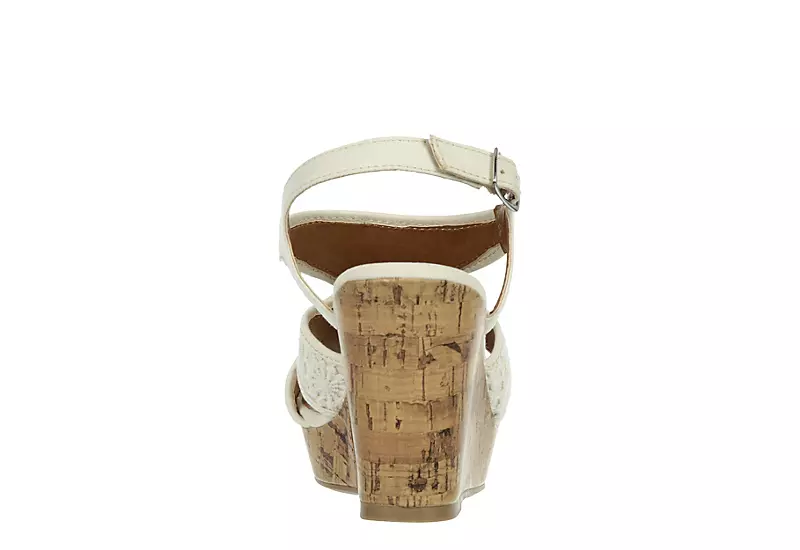 Jellypop Womens Lisbon Wedge Sandal - Natural 7 Jellypop Womens Lisbon Wedge Sandal - Natural - Image 5