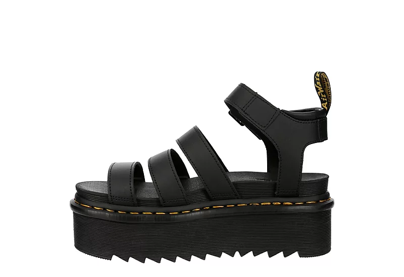 Dr. Martens Dr.martens Womens Blaire Quad Hydro Sandal - Black 6 Dr. Martens Dr.martens Womens Blaire Quad Hydro Sandal - Black - Image 4