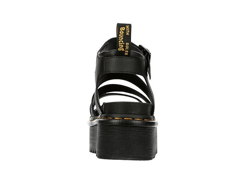 Dr. Martens Dr.martens Womens Blaire Quad Hydro Sandal - Black 7 Dr. Martens Dr.martens Womens Blaire Quad Hydro Sandal - Black - Image 5