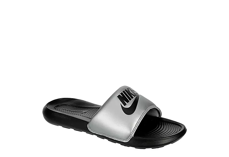 Nike Womens Victori One Slide Sandal - Silver 3 Nike Womens Victori One Slide Sandal - Silver