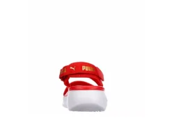 Puma Womens Sportie Sandal - Red -Fashion Women Shoe US 01 222039 04