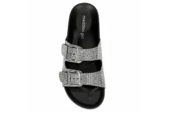 Madden Girl Womens Teddy Footbed Slide Sandal - Black 14 Madden Girl Womens Teddy Footbed Slide Sandal - Black -Fashion Women Shoe US 01 250030 05