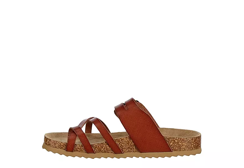 Bjorndal Womens Sami Footbed Sandal - Cognac 6 Bjorndal Womens Sami Footbed Sandal - Cognac - Image 4