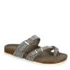 Madden Girl Womens Brycee Footbed Sandal - Med Metallic -Fashion Women Shoe US 01 250117 00