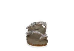 Madden Girl Womens Brycee Footbed Sandal - Med Metallic -Fashion Women Shoe US 01 250117 02