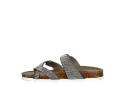 Madden Girl Womens Brycee Footbed Sandal - Med Metallic -Fashion Women Shoe US 01 250117 03