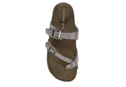 Madden Girl Womens Brycee Footbed Sandal - Med Metallic -Fashion Women Shoe US 01 250117 05
