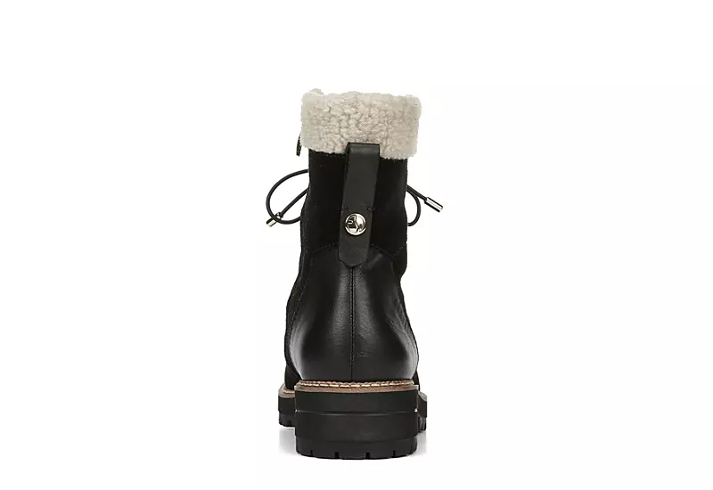 Franco Sarto Womens Rosella Combat Boot - Black 7 Franco Sarto Womens Rosella Combat Boot - Black - Image 5