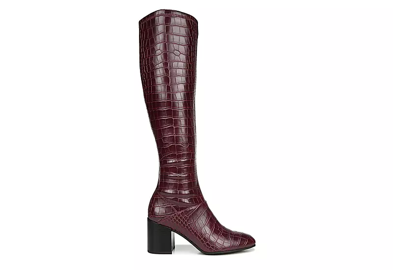 Franco Sarto Womens Tribute Wide Calf Tall Boot - Dark Purple 4 Franco Sarto Womens Tribute Wide Calf Tall Boot - Dark Purple - Image 2