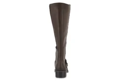 Easy Street Womens Jewel Wide Calf Tall Boot - Brown -Fashion Women Shoe US 01 300662 04