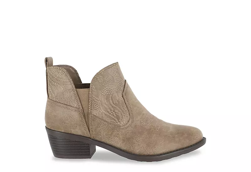 Easy Street Womens Legend Bootie - Taupe 4 Easy Street Womens Legend Bootie - Taupe - Image 2