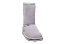 Bearpaw Womens Elle Short Fur Boot - Grey 11 Bearpaw Womens Elle Short Fur Boot - Grey -Fashion Women Shoe US 01 300728 02