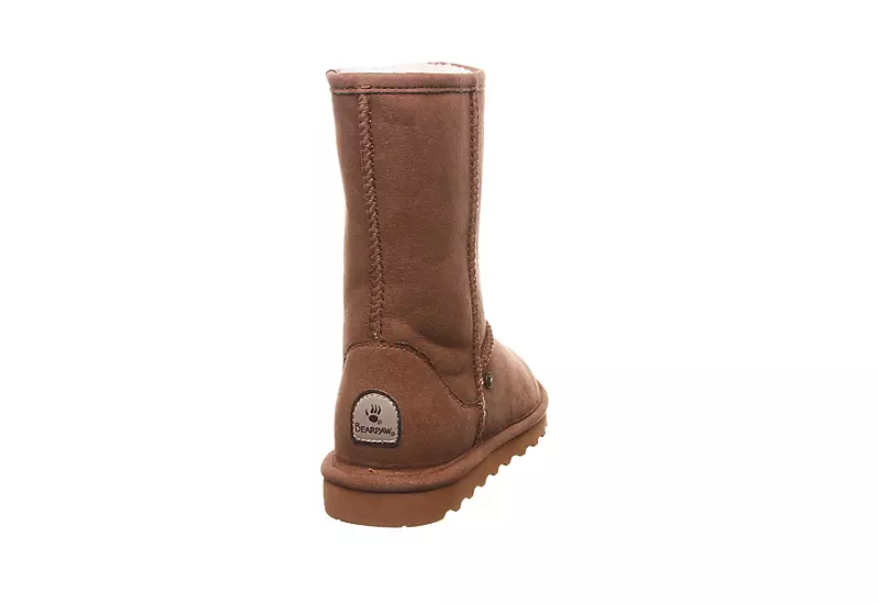 Bearpaw Womens Elle Short Vegan Fur Boot - Tan 7 Bearpaw Womens Elle Short Vegan Fur Boot - Tan - Image 5