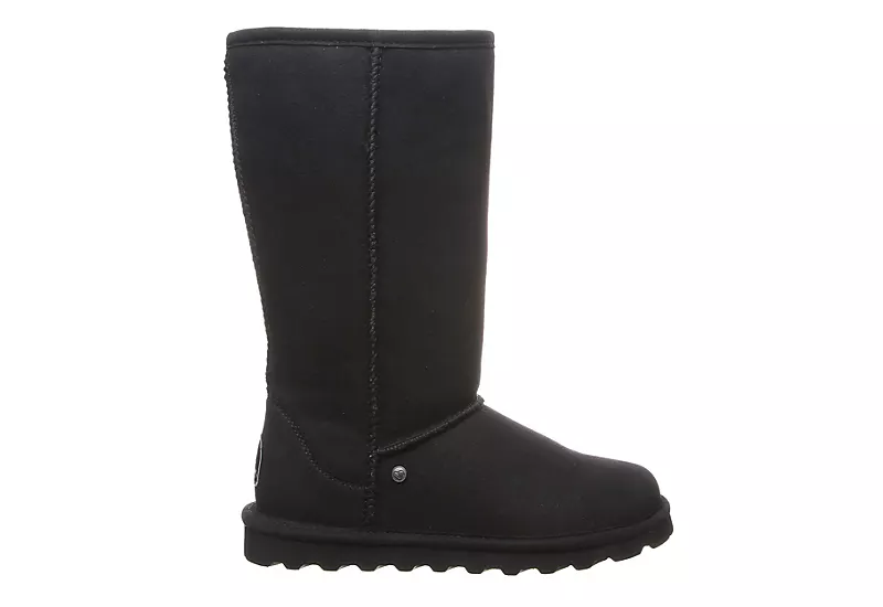 Bearpaw Womens Elle Tall Vegan Fur Boot - Black 4 Bearpaw Womens Elle Tall Vegan Fur Boot - Black - Image 2