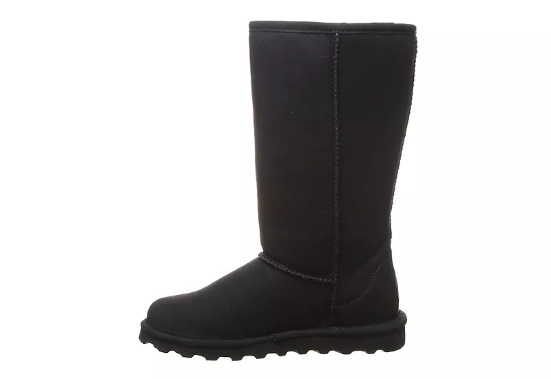 Bearpaw Womens Elle Tall Vegan Fur Boot - Black 6 Bearpaw Womens Elle Tall Vegan Fur Boot - Black - Image 4