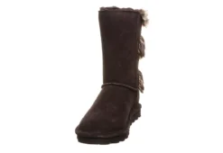 Bearpaw Womens Eloise Wide Calf Fur Boot - Chocolate 11 Bearpaw Womens Eloise Wide Calf Fur Boot - Chocolate -Fashion Women Shoe US 01 300746 02