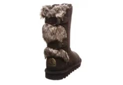 Bearpaw Womens Eloise Wide Calf Fur Boot - Chocolate 13 Bearpaw Womens Eloise Wide Calf Fur Boot - Chocolate -Fashion Women Shoe US 01 300746 04