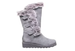 Bearpaw Womens Genevieve Fur Boot - Grey -Fashion Women Shoe US 01 300752 01