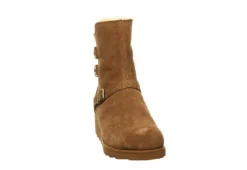 Bearpaw Womens Lucy Fur Wedge Boot - Tan -Fashion Women Shoe US 01 300779 02